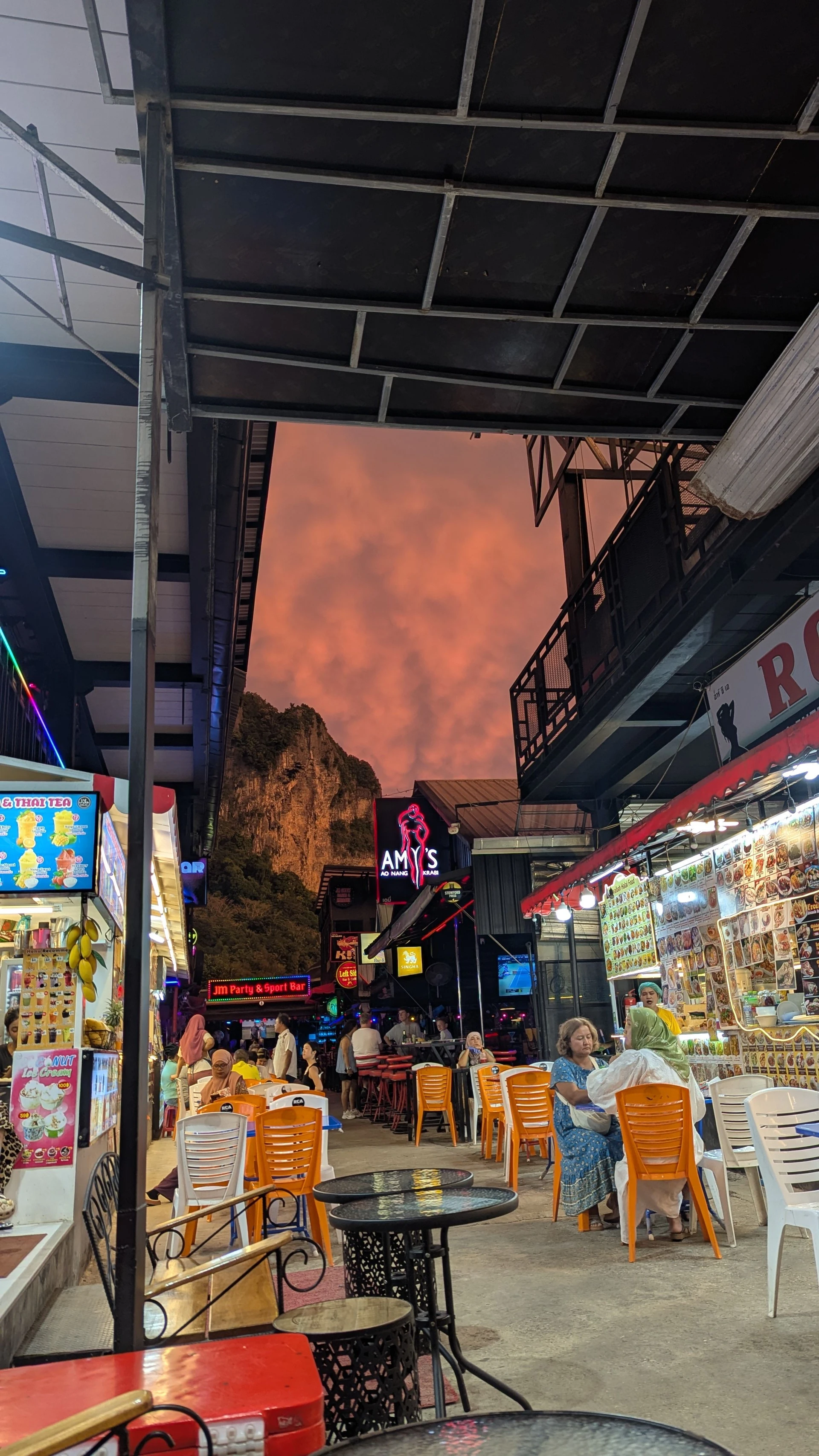 Local restaurant meal in Thailand — everyday island prices
