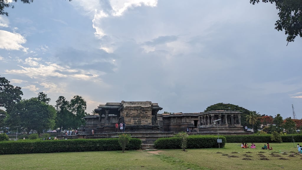 Hoysaleswara Temple: Full-Height Adhisthana View