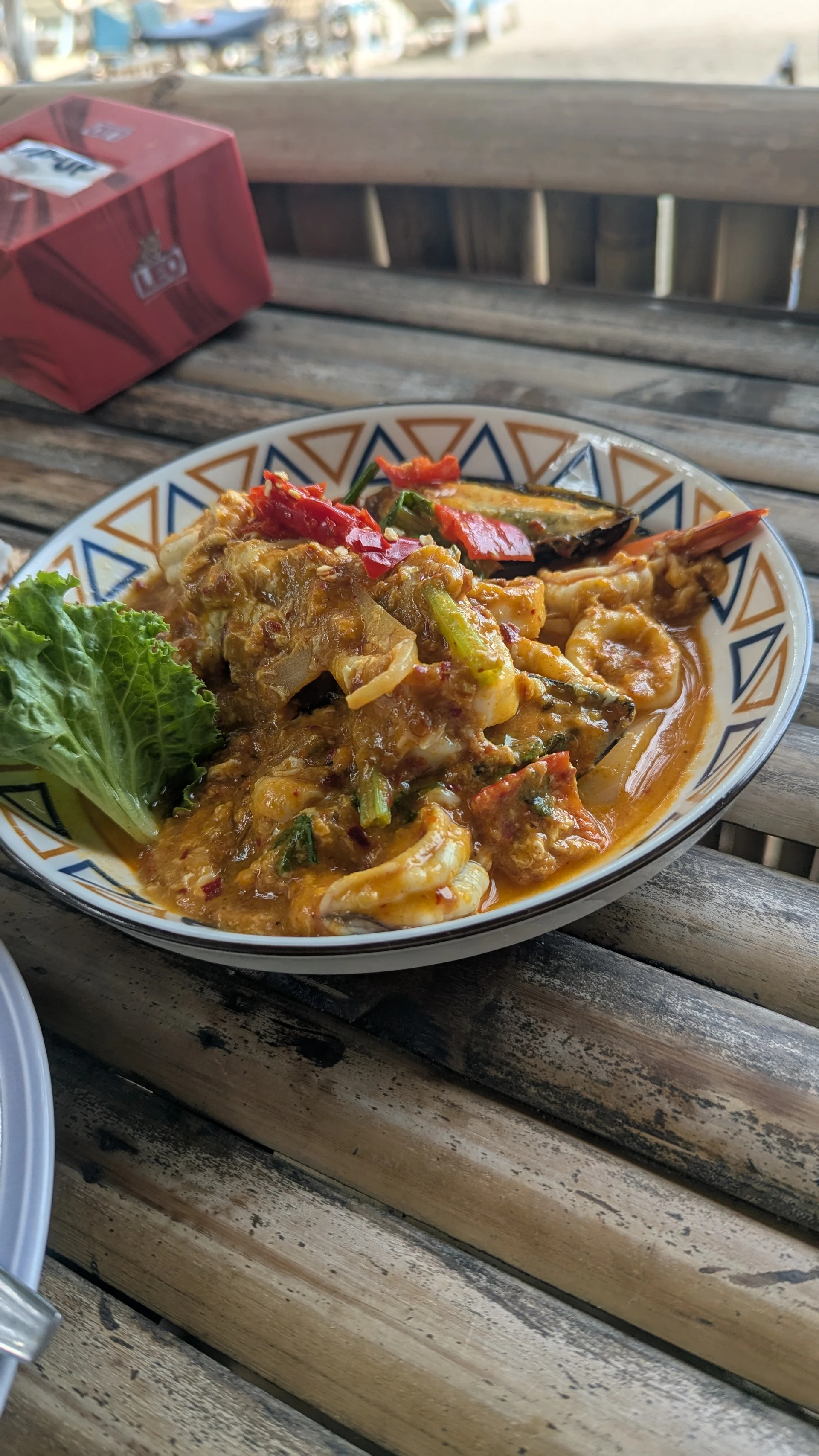 Thai dish on Koh Phangan, Thailand